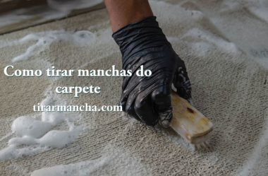 Como tirar mancha de suor do carpete ou estofado